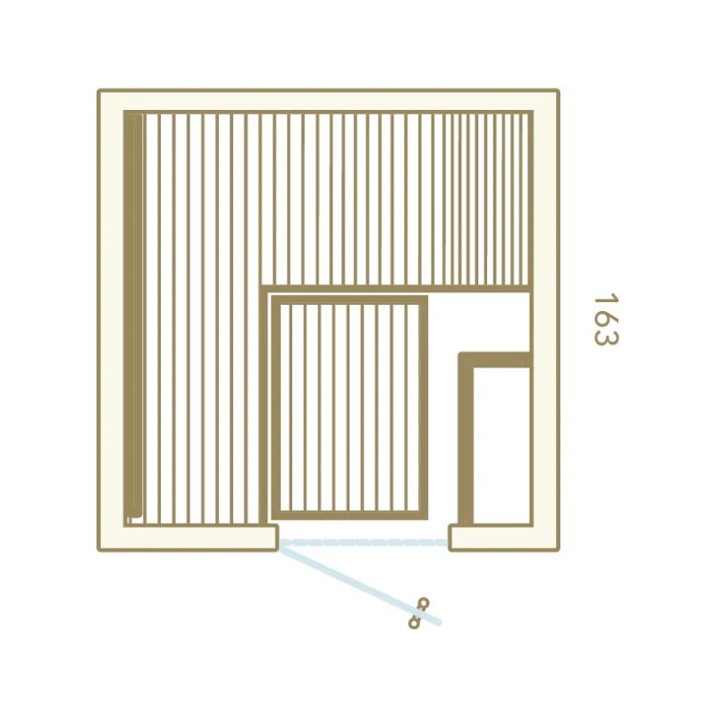 Auroom Baia Indoor Sauna - Glass - Image 7