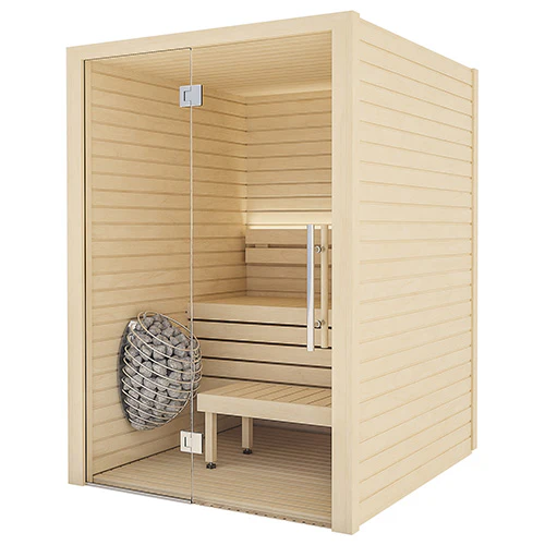 Auroom Cala Glass Aspen - 4 Person Traditional Sauna