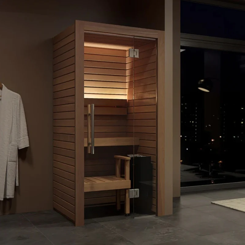 Auroom Cala Glass Mini Sauna (Thermo-Aspen) - Image 9