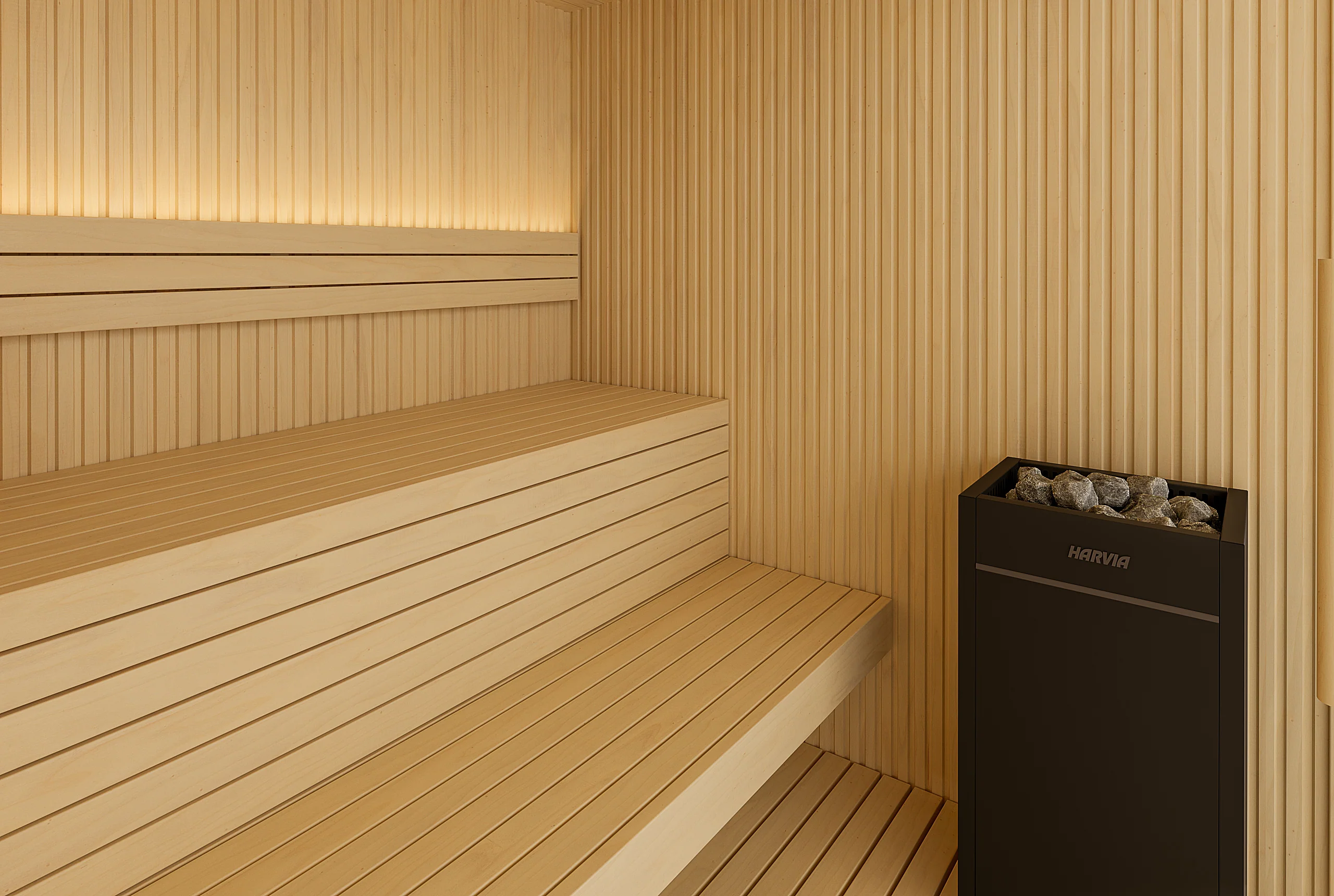 Auroom Libera Glass Aspen -  3 Person Traditional Sauna - Image 4