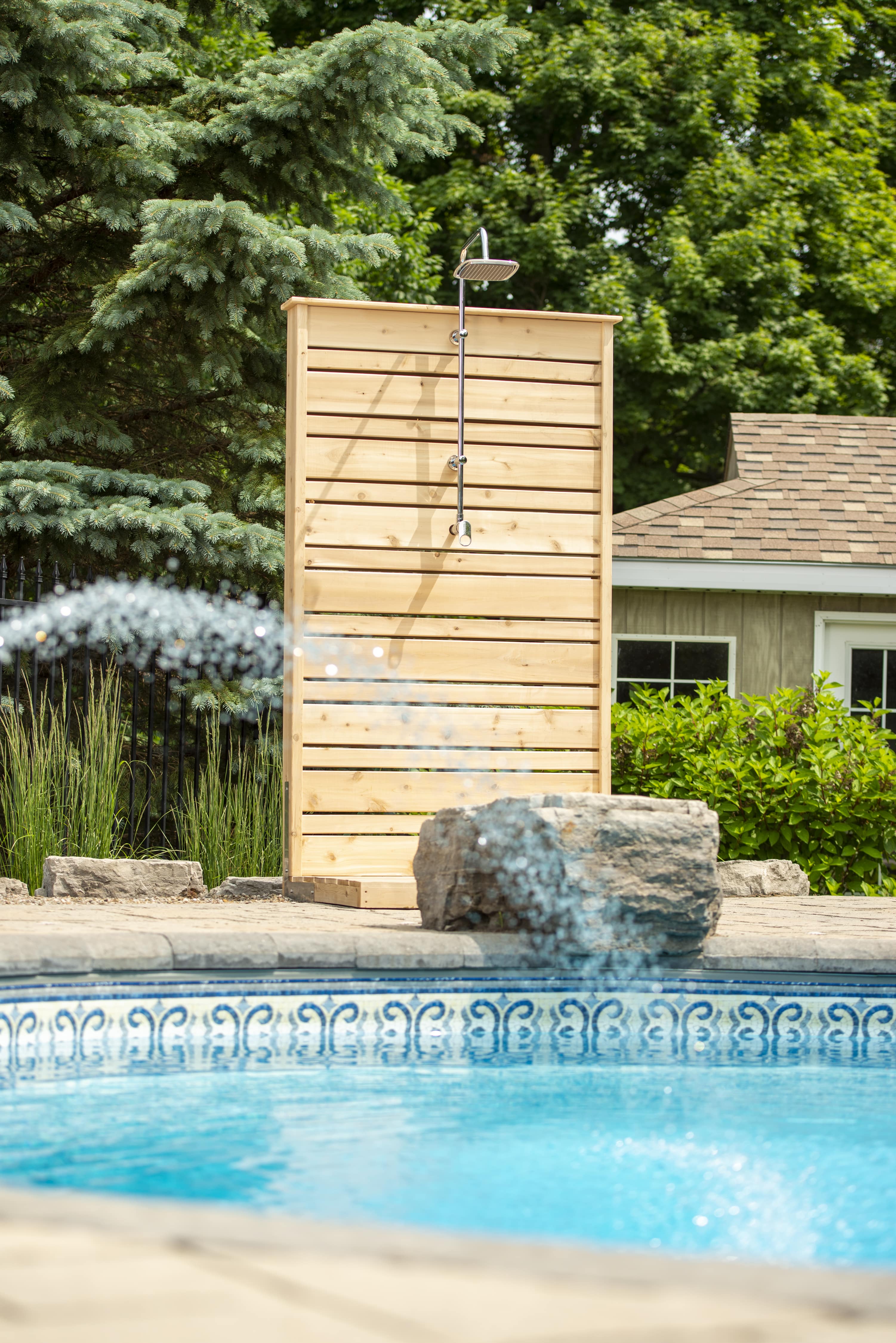 Dundalk CT Savannah Standing Shower - White Cedar - Image 14