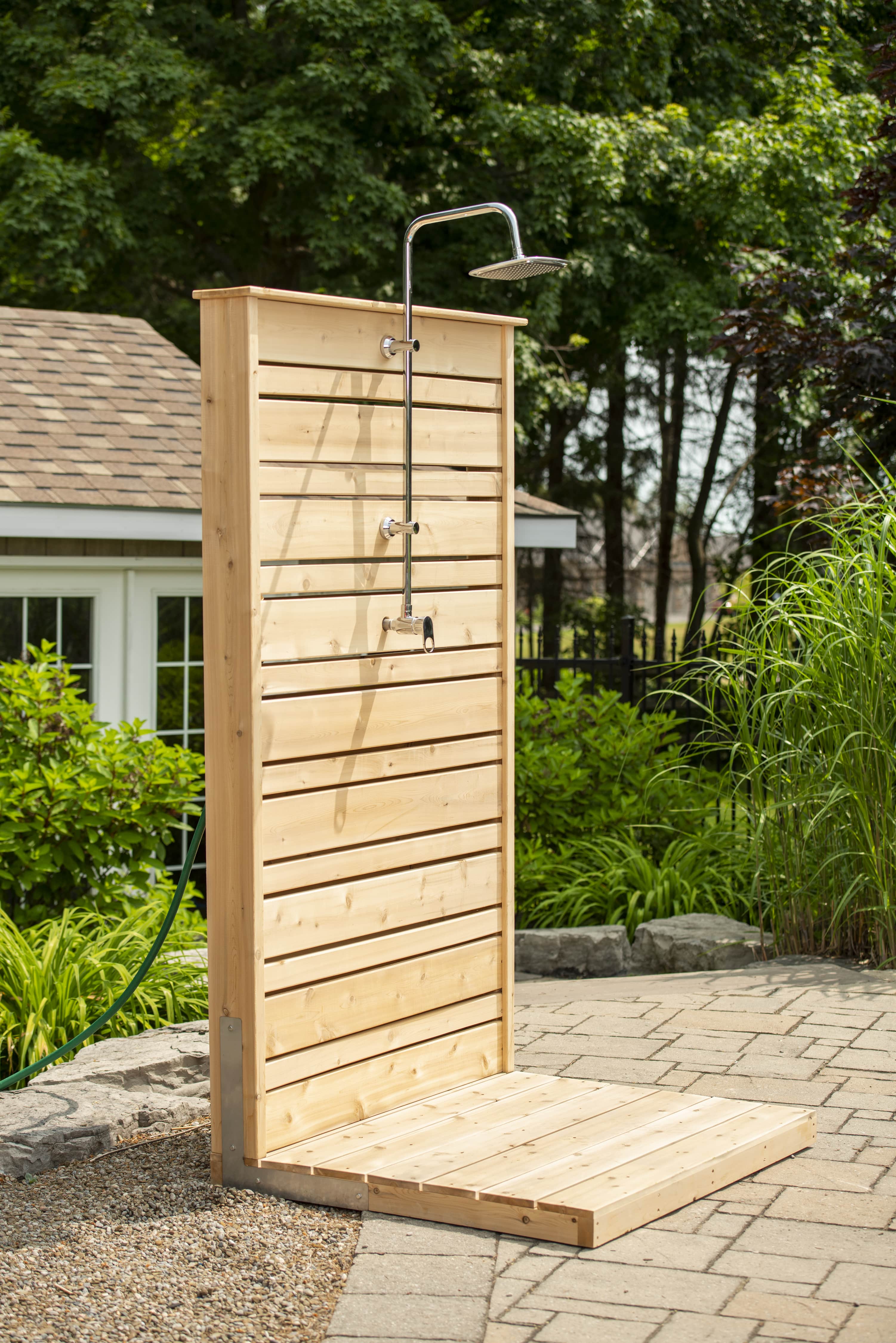 Dundalk CT Savannah Standing Shower - White Cedar - Image 17