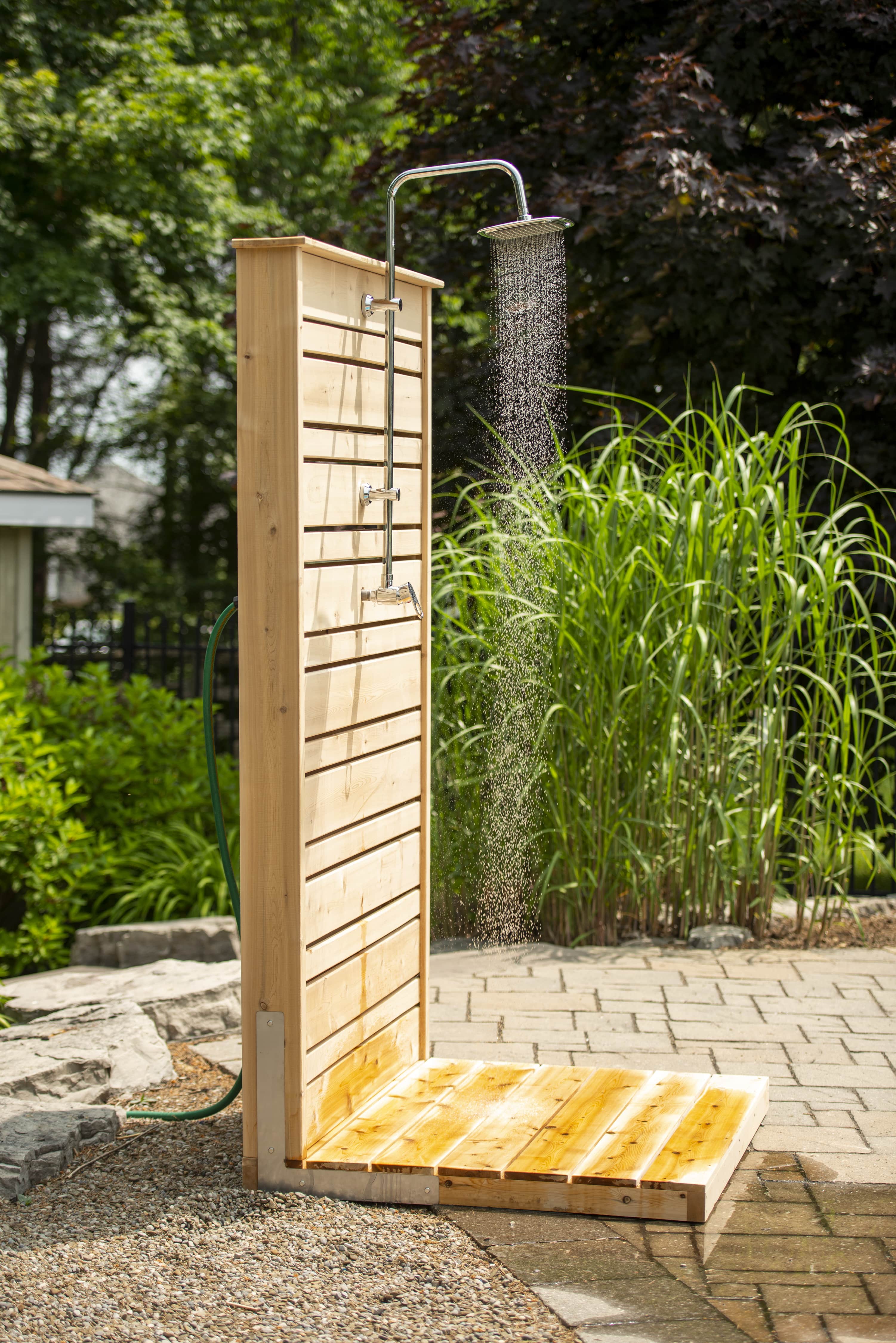 Dundalk CT Savannah Standing Shower - White Cedar - Image 5