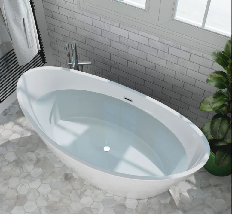 Empava 59 in. Freestanding Soaking Bathtub | EMPV-59FT1518 - Image 2