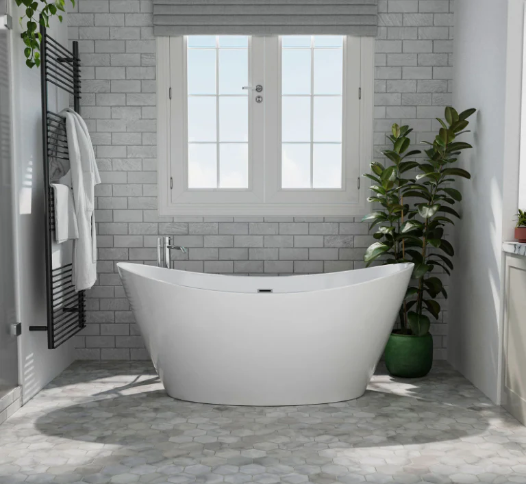 Empava 59 in. Freestanding Soaking Bathtub | EMPV-59FT1518 - Image 3