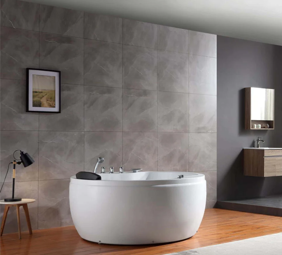 Empava 59 in. Round Whirlpool Bathtub | EMPV-59JT005 - Image 4
