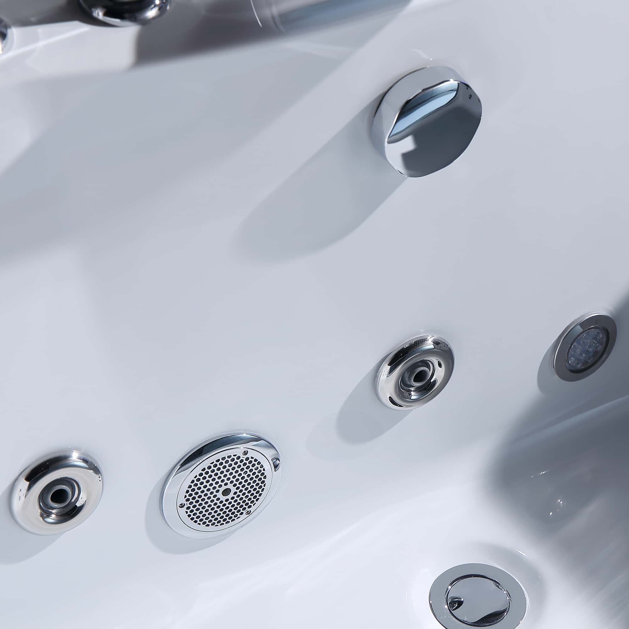 Empava 59 in. Whirlpool Rectangular Bathtub | EMPV-59JT408LED - Image 6