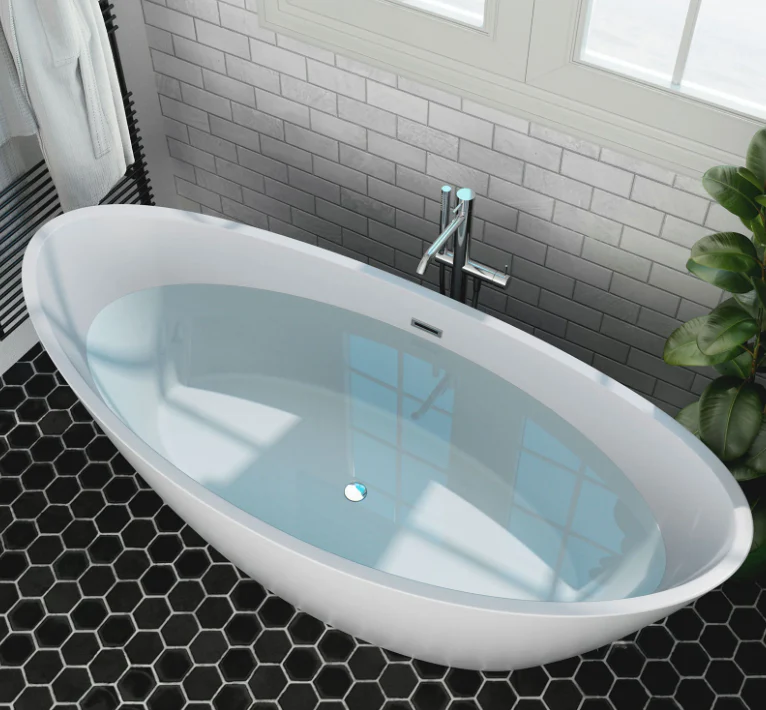 Empava 67 in. Freestanding Soaking Bathtub | EMPV-67FT1518 - Image 3