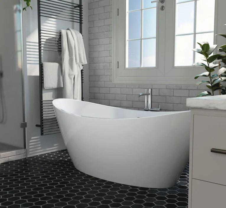 Empava 67 in. Freestanding Soaking Bathtub | EMPV-67FT1518 - Image 4
