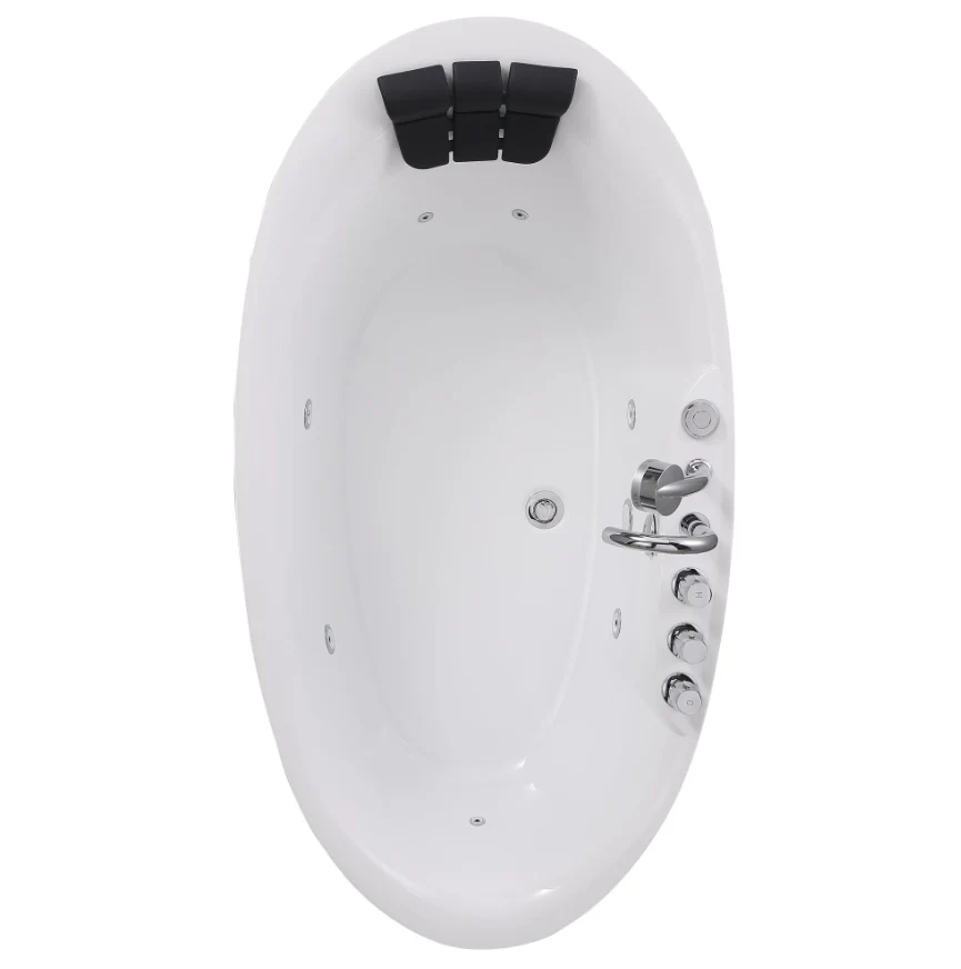 Empava 71 in. Whirlpool Freestanding Acrylic Bathtub | EMPV-71AIS14 - Image 8