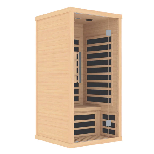 FINSAUNA Fiera IR 100 1-Person Carbon Indoor Infrared Sauna