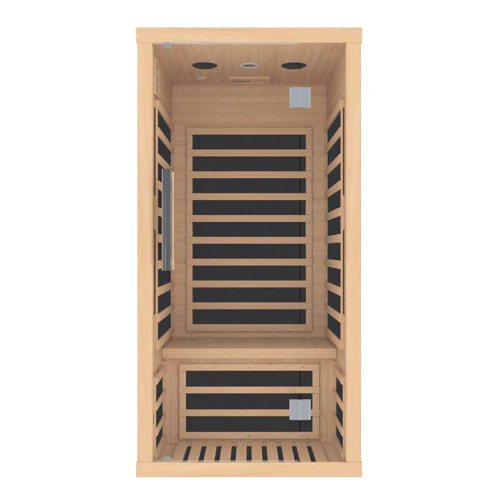 FINSAUNA Fiera IR 100 1-Person Carbon Indoor Infrared Sauna - Image 2