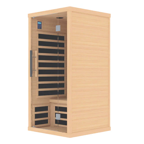 FINSAUNA Fiera IR 100 1-Person Carbon Indoor Infrared Sauna - Image 3
