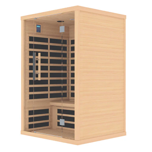 FINSAUNA Fiera IR 200 2-Person Carbon Indoor Infrared Sauna - Image 3