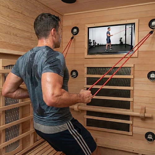 FitSauna Exercise 3-Person Infrared Sauna - Image 4