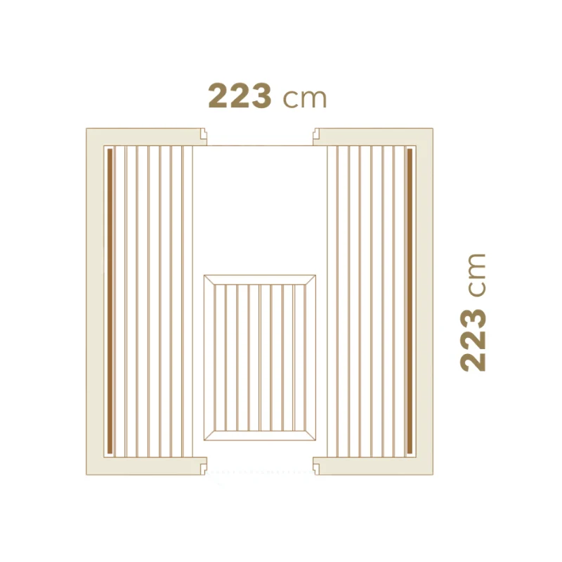 Auroom Garda Outdoor Home Sauna - Image 12