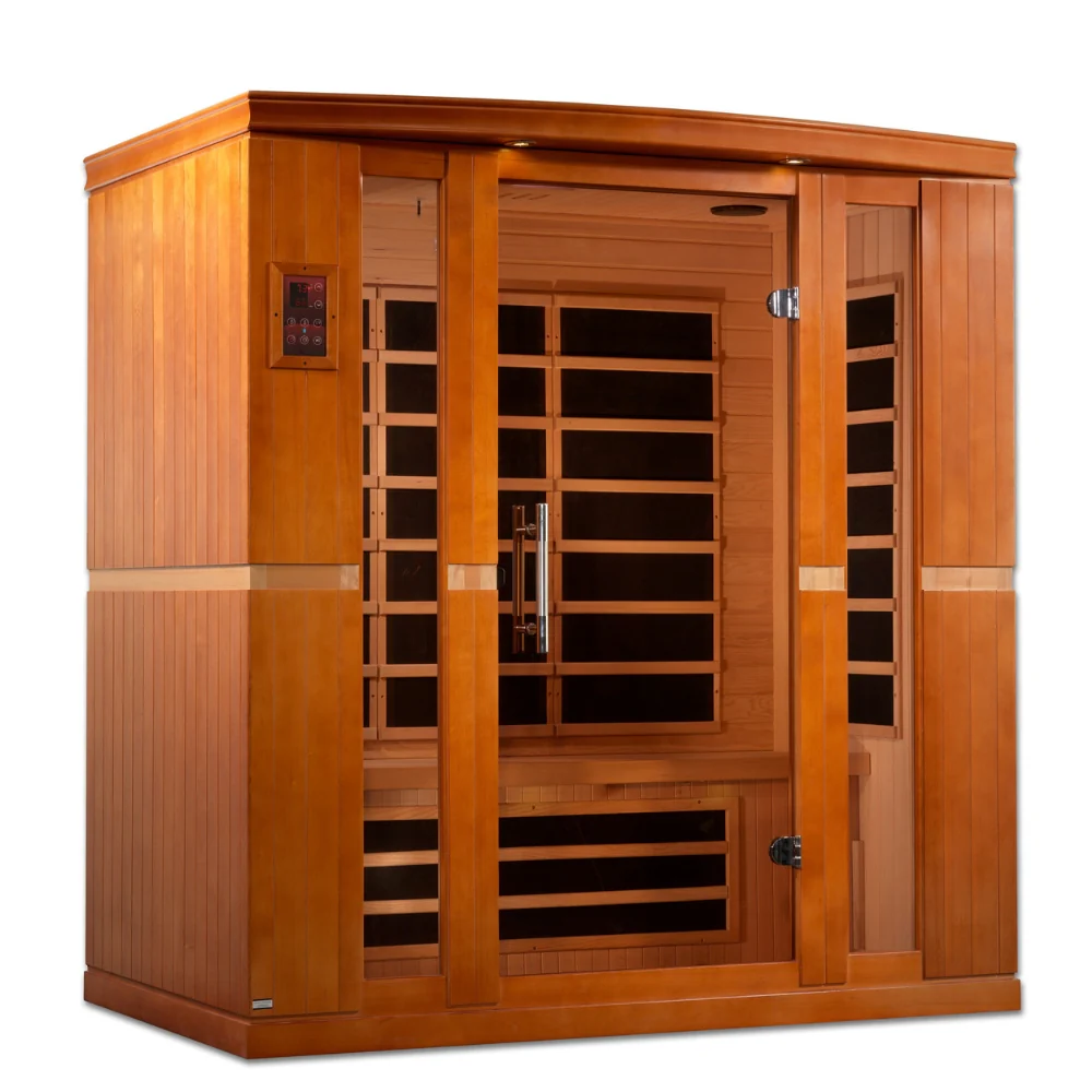 Golden Designs Bergamo Elite 4-Person Ultra Low EMF FAR Infrared Sauna | DYN-6440-01 Elite - Image 2
