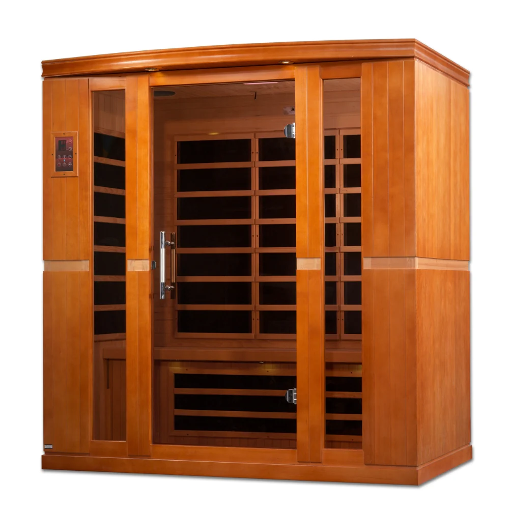 Golden Designs Bergamo Elite 4-Person Ultra Low EMF FAR Infrared Sauna | DYN-6440-01 Elite - Image 3