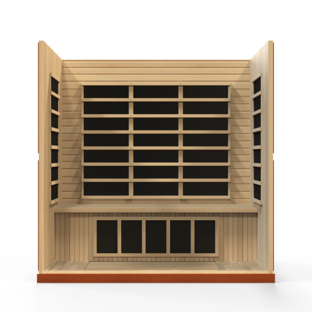 Golden Designs Bergamo Elite 4-Person Ultra Low EMF FAR Infrared Sauna | DYN-6440-01 Elite - Image 4