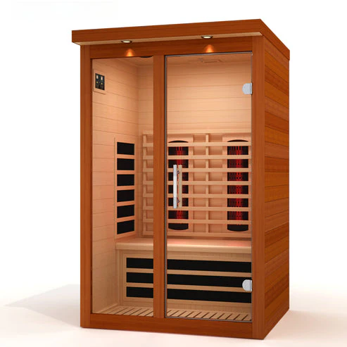 Golden Designs Dynamic Llumeneres 2-Person Full Spectrum Near Zero EMF Infrared Sauna - Image 3