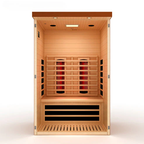 Golden Designs Dynamic Llumeneres 2-Person Full Spectrum Near Zero EMF Infrared Sauna - Image 4