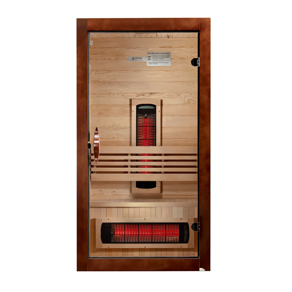Golden Designs Dynamic Santorini 1-2 Person Full Spectrum Near Zero EMF FAR Infrared Sauna | DYN-6009-03 FS - Image 3