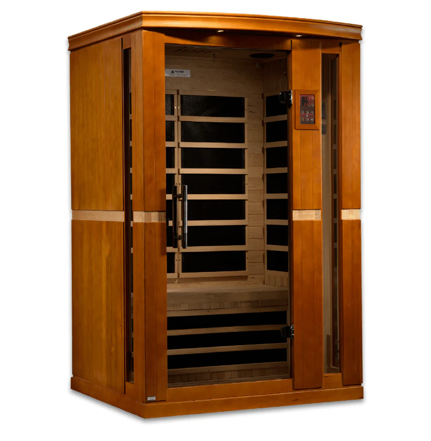 Golden Designs Dynamic Vittoria 2 Person Low EMF Infrared Sauna | DYN-6220-01
