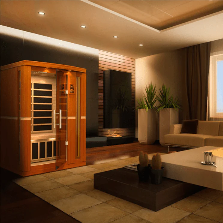 Golden Designs Dynamic Vittoria 2 Person Low EMF Infrared Sauna | DYN-6220-01 - Image 2