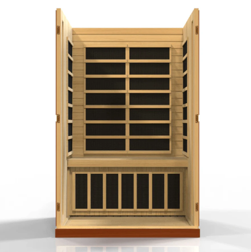 Golden Designs Dynamic Vittoria 2 Person Low EMF Infrared Sauna | DYN-6220-01 - Image 5