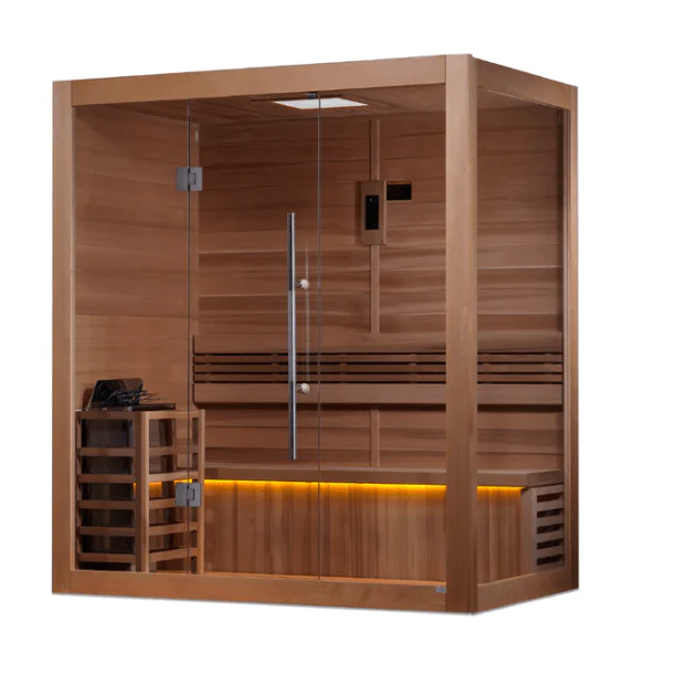 Golden Designs Forssa Edition 3-Person Indoor Traditional Steam Sauna | GDI-7203-01 - Image 4