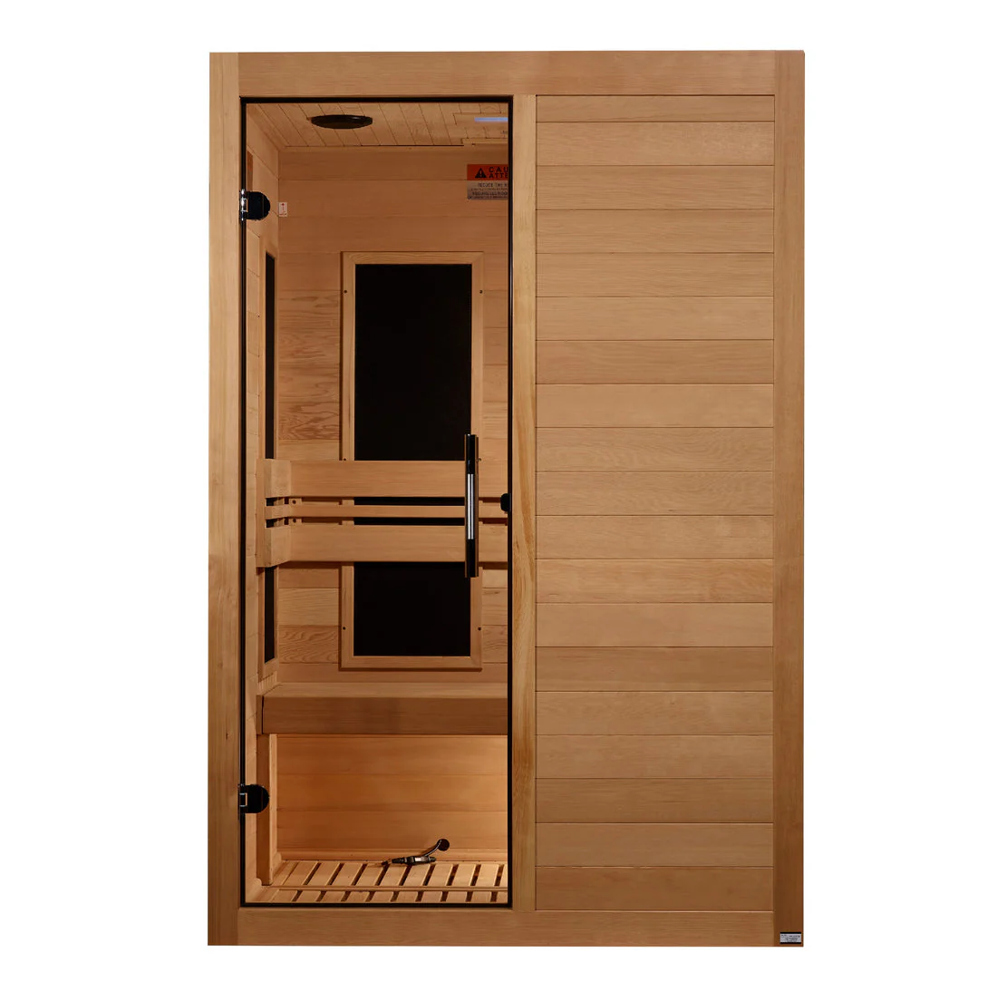 Golden Designs Lucca Elite 2-person Ultra Low EMF FAR Infrared Sauna with Canadian Hemlock - Image 3
