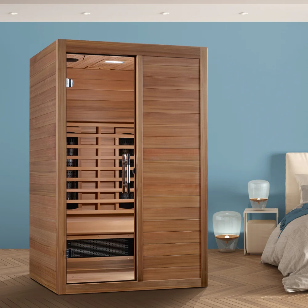 Golden Designs Maxxus S-Line 2-Person Full Spectrum Infrared Sauna with Pacific Cedar | MX-S206-01-FS-PC - Image 6