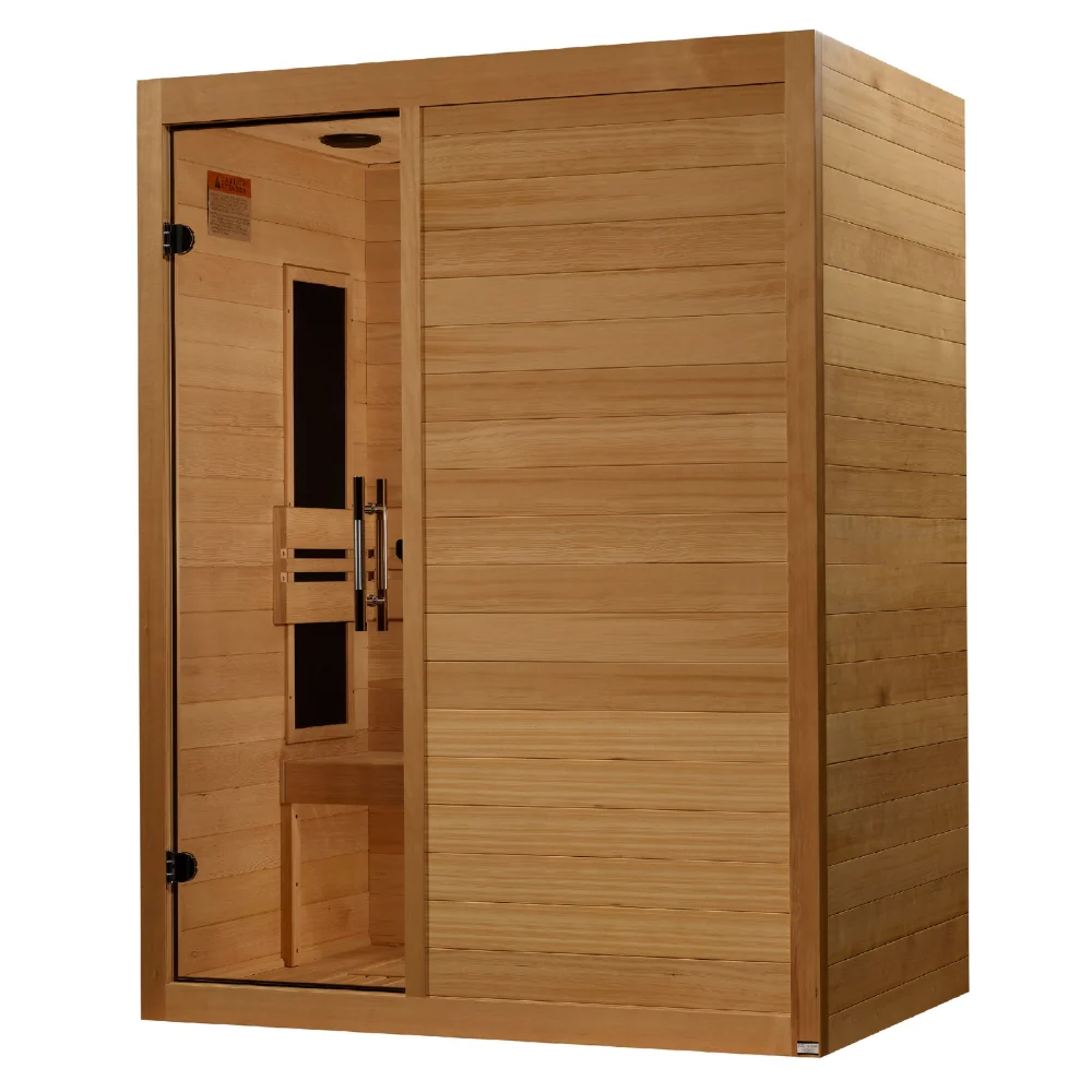 Golden Designs Maxxus S-Line 3-Person Low EMF FAR Infrared Sauna with Canadian Hemlock | MX-S306-01 - Image 3