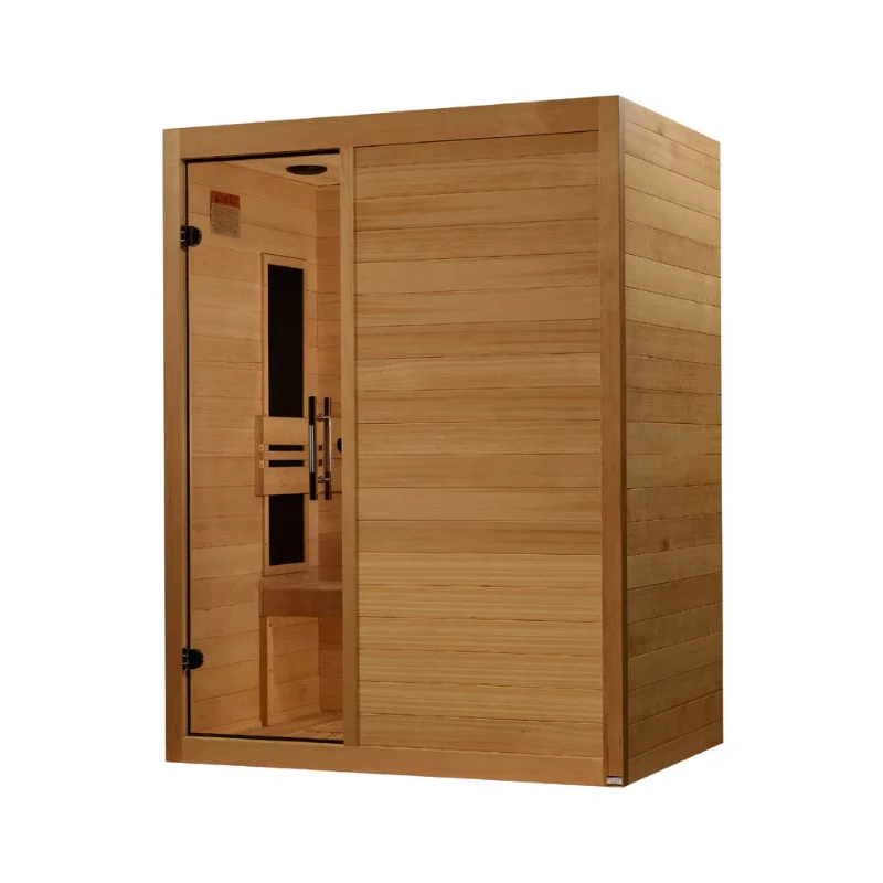 Golden Designs Maxxus S-Line 3-Person Ultra Low EMF FAR Infrared Sauna with Canadian Hemlock | MX-S306-01 Elite - Image 3