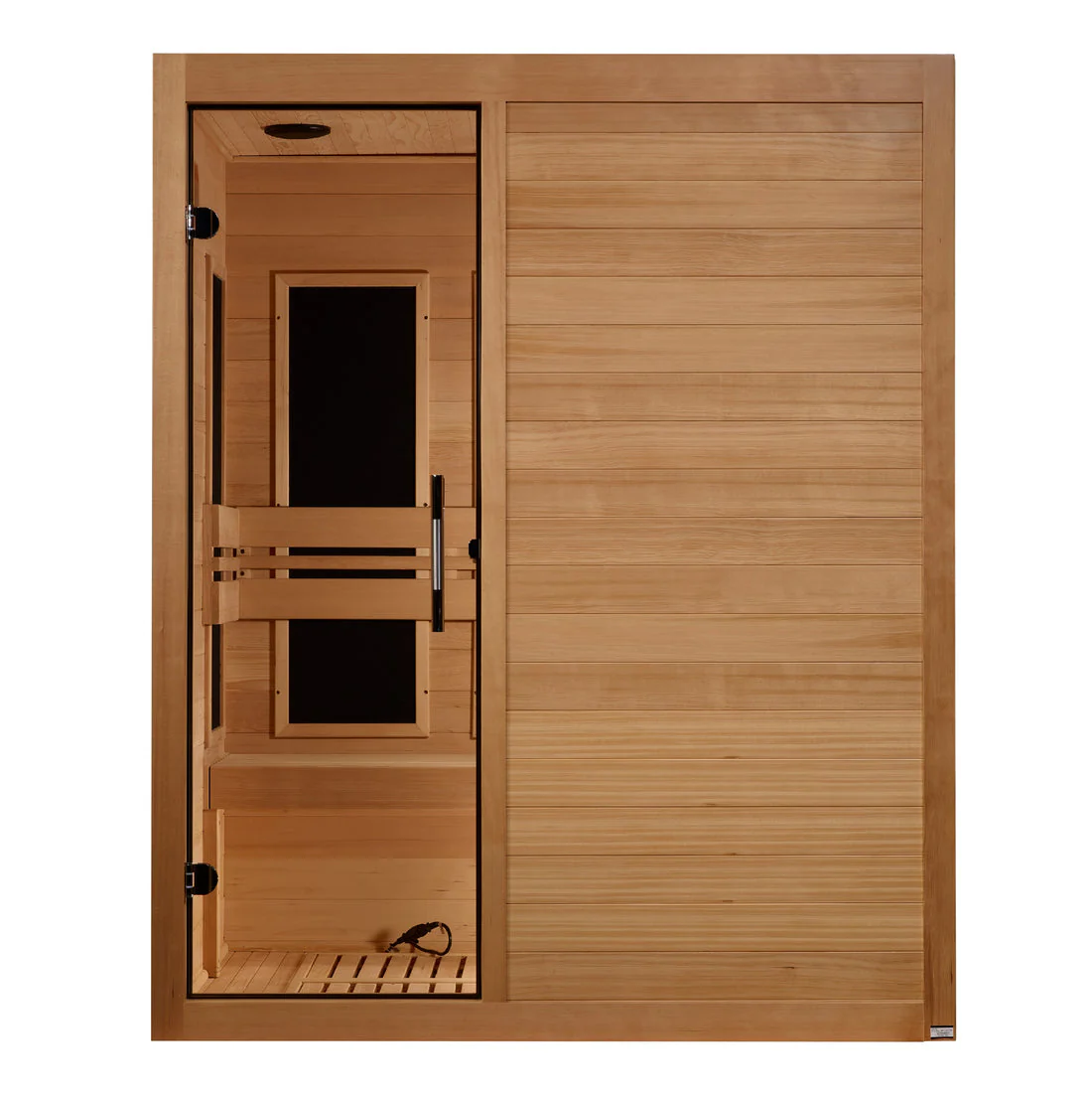 Golden Designs Toscana 3-person Low EMF FAR Infrared Sauna with Canadian Hemlock - Image 3