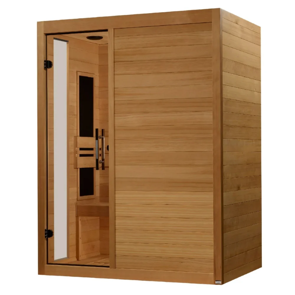 Golden Designs Toscana Elite 3-person Ultra Low EMF FAR Indoor Infrared Sauna - Image 3