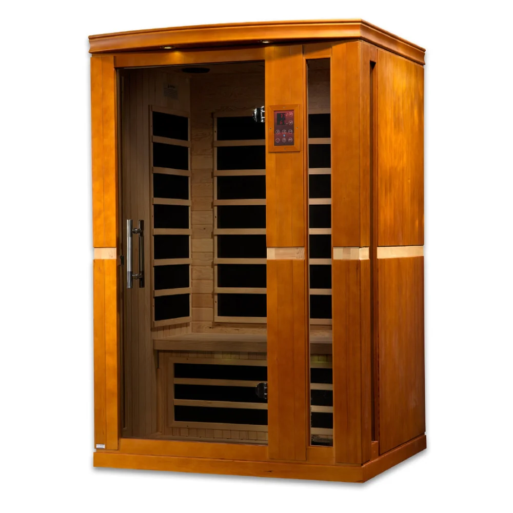 Golden Designs Vittoria Elite 2 Person Ultra Low EMF Infrared Sauna | DYN-6220-01 Elite - Image 3
