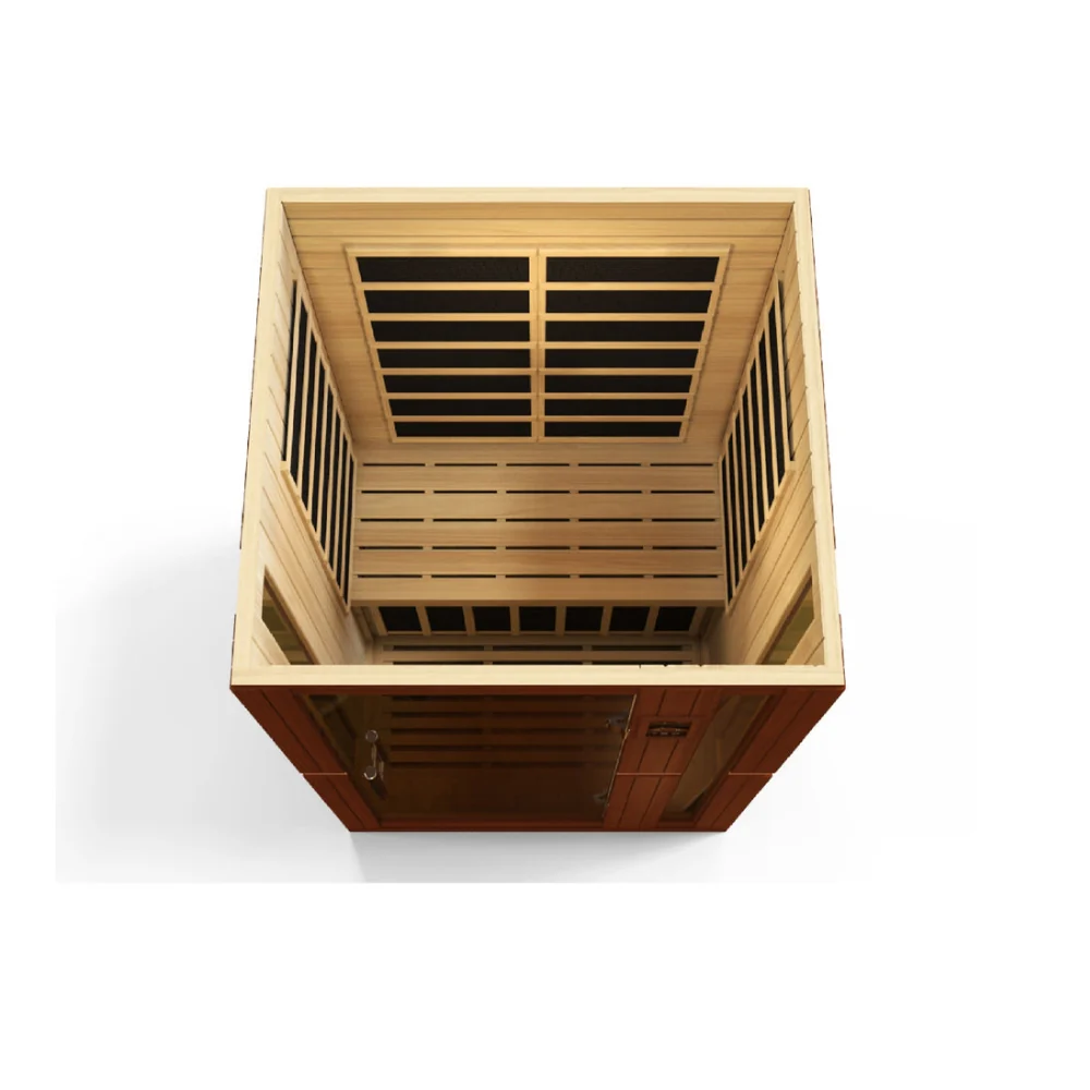 Golden Designs Vittoria Elite 2 Person Ultra Low EMF Infrared Sauna | DYN-6220-01 Elite - Image 5