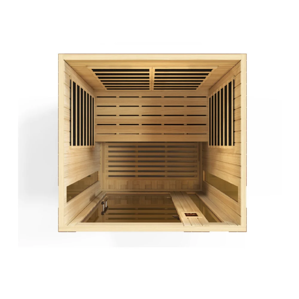 Golden Designs Vittoria Elite 2 Person Ultra Low EMF Infrared Sauna | DYN-6220-01 Elite - Image 6