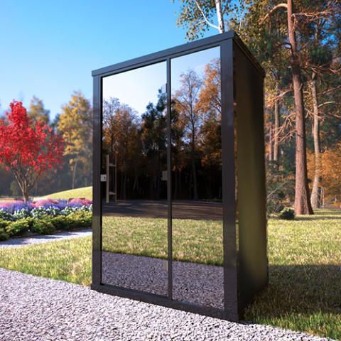 Haljas Hele Nano 2-Person Outdoor Sauna House - Image 5