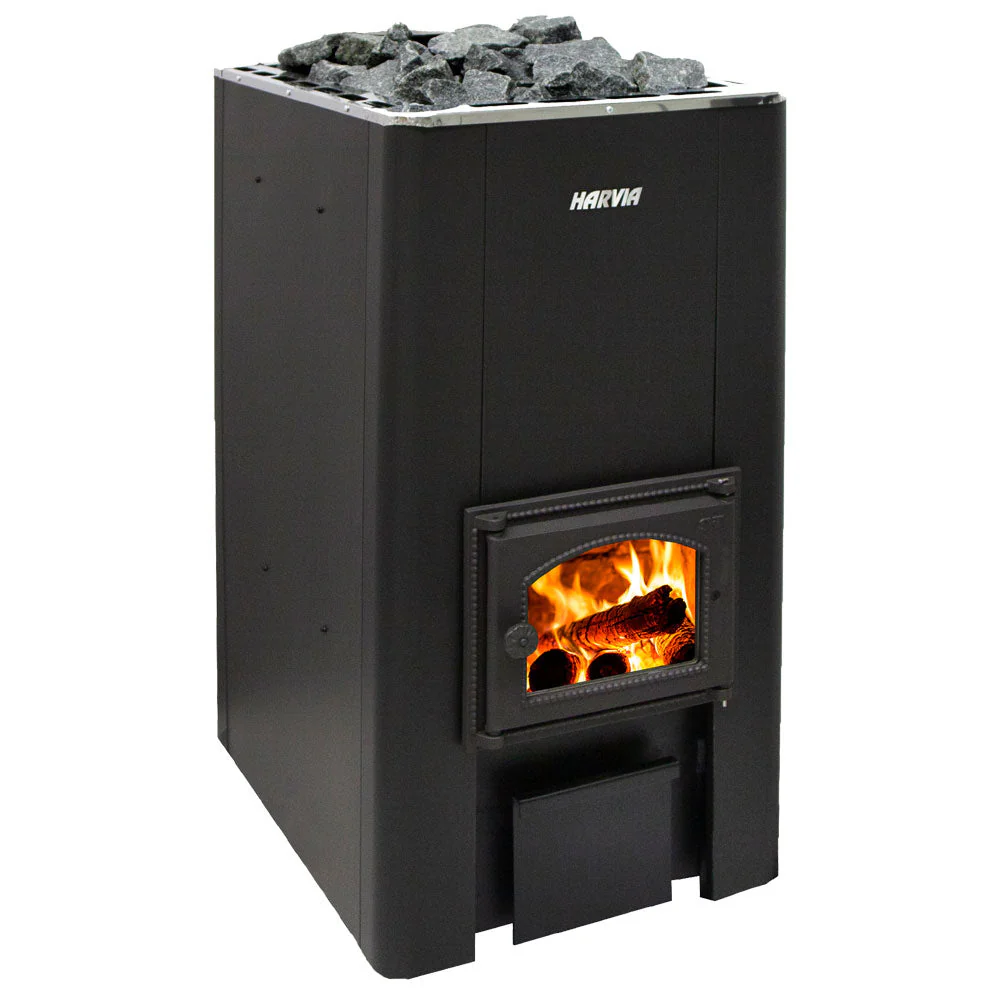 Harvia 50 Series Wood Stove Sauna Heater Package - Image 3