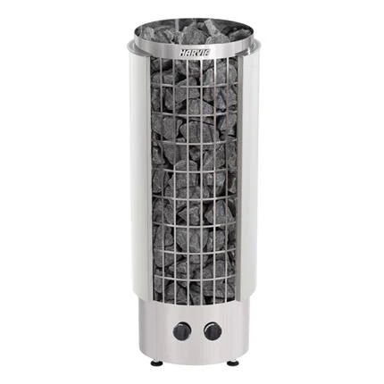 Harvia Cilindro PC90 9kW Sauna Heater with Built-In Controls