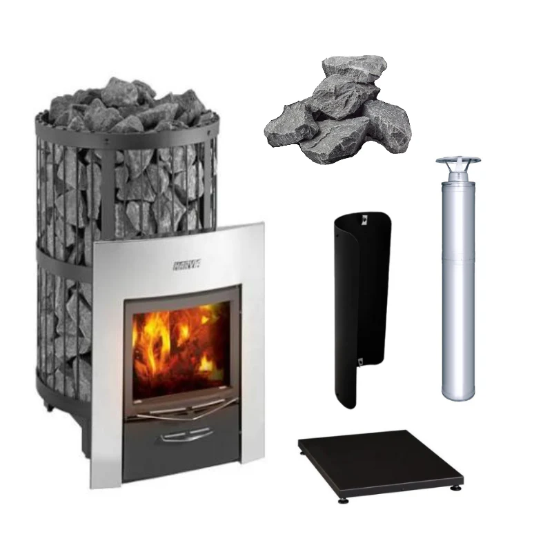 Harvia Legend 240 Duo 21kW Wood Burning Sauna Stove Package - Image 2
