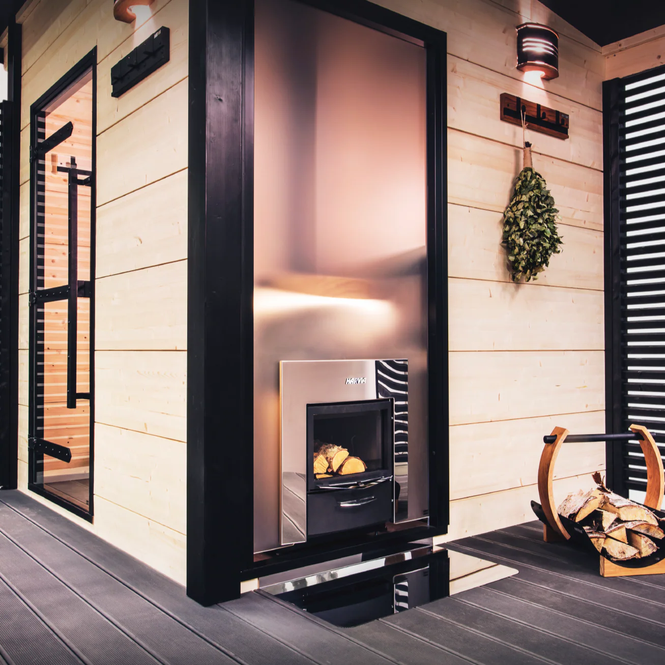 Harvia Legend 240 Duo 21kW Wood Burning Sauna Stove Package - Image 7