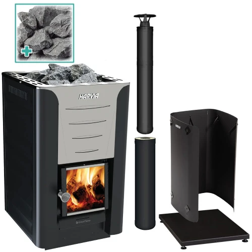 Harvia PRO 20 24kW Sauna Stove Package - Image 2