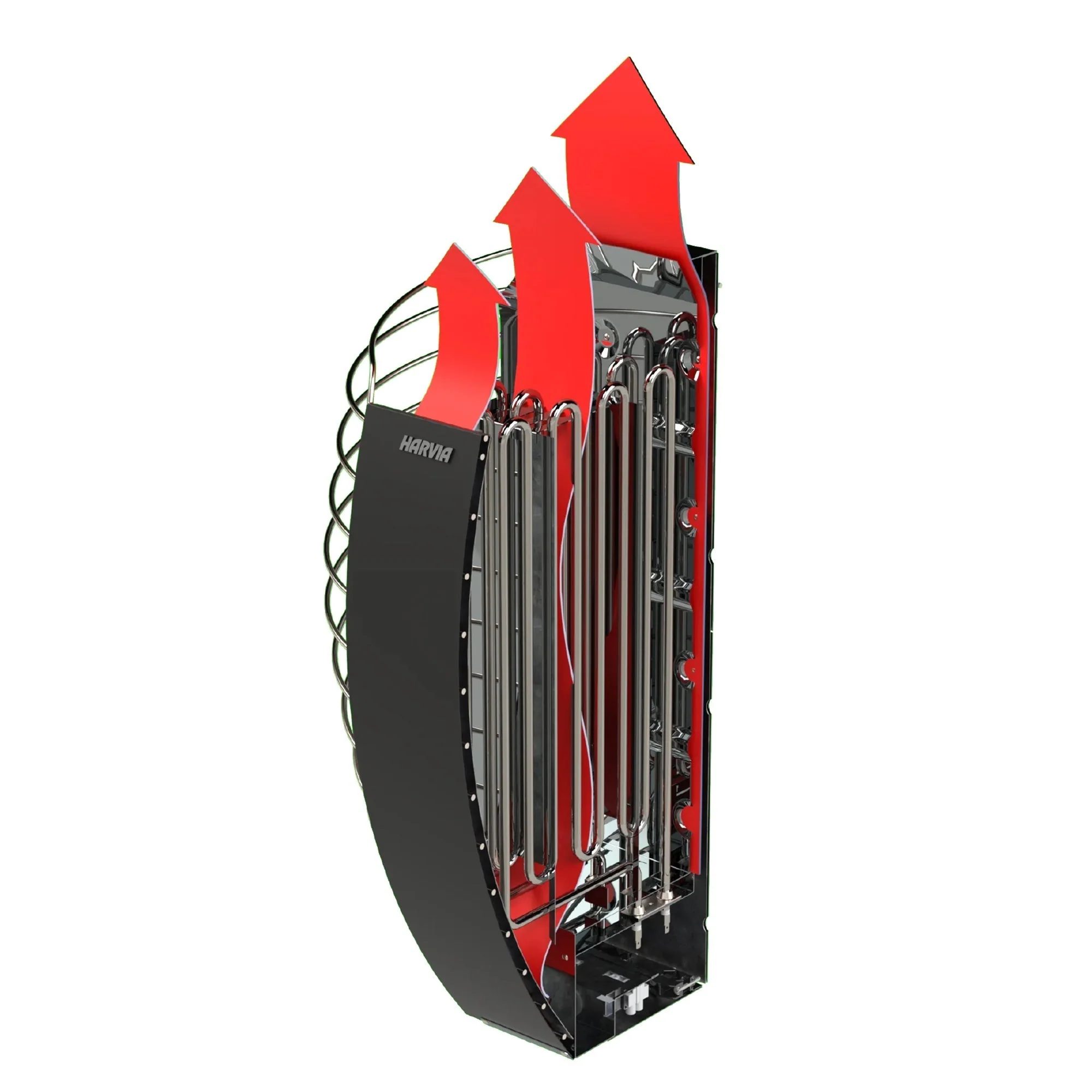 Harvia Spirit SP80E Electric Sauna Heater Package - Image 13