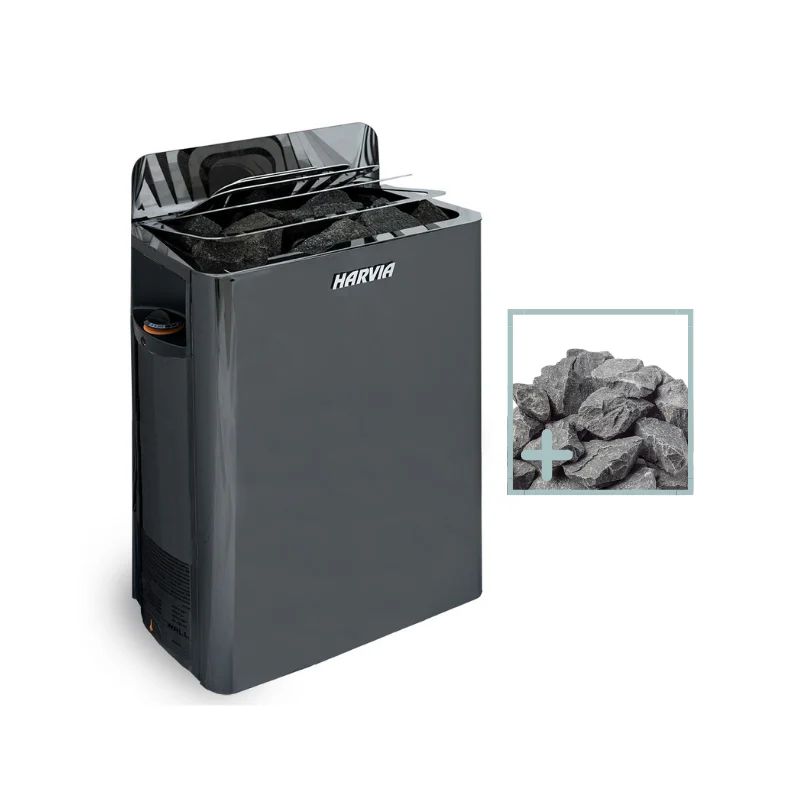 Harvia The Wall Series 6kW Electric Sauna Heater Package - Image 2