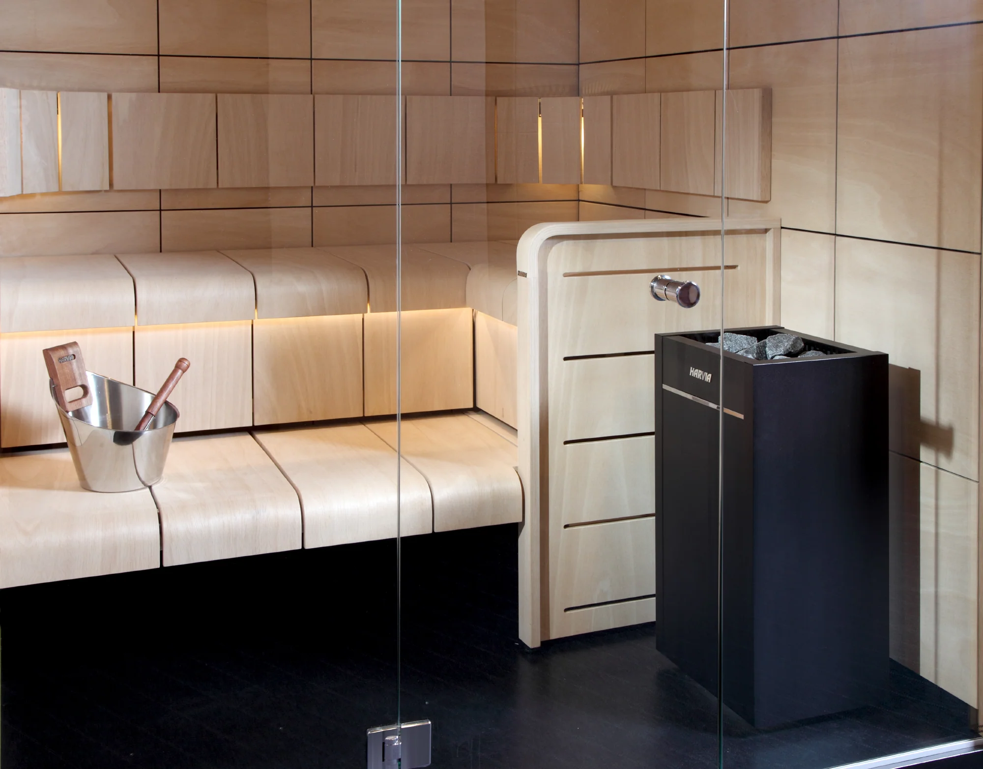Harvia Virta Combi HL90SA 9kW Electric Sauna Heater Package - Image 3