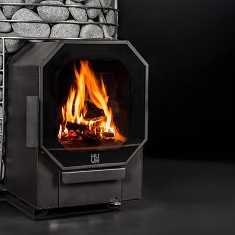 HUUM Hive Flow 9.8kW Wood Burning Sauna Stove - Image 9