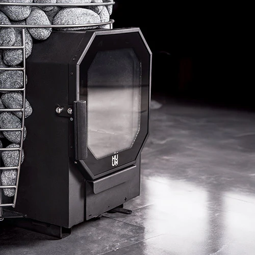 HUUM Hive Flow 9.8kW Wood Burning Sauna Stove Package - Image 4